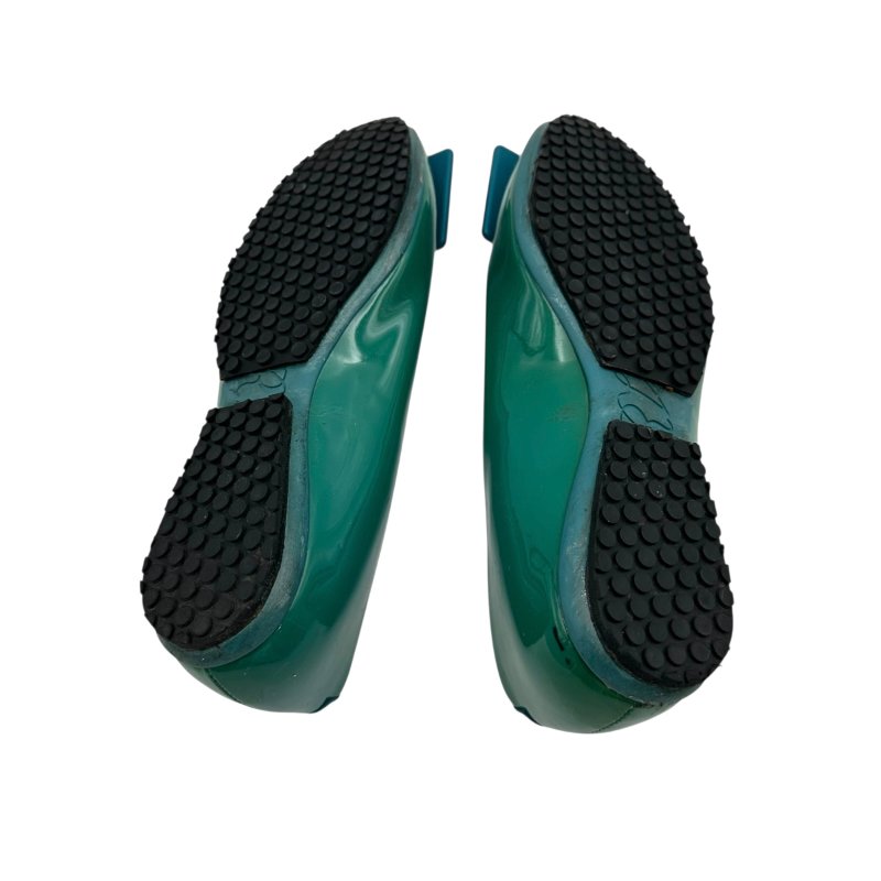 【美收精品】Roger Vivier  藍綠色矽膠平底鞋 4-258【隔月月中將轉賣至日本 上架期限30天】-8