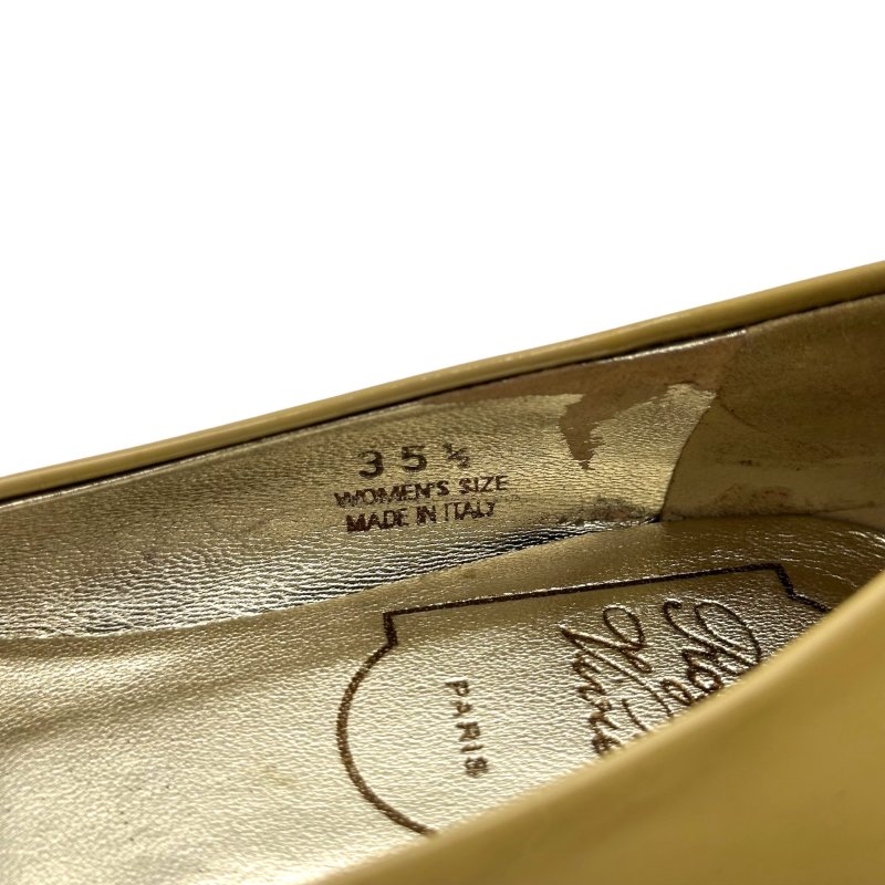 【美收精品】Roger Vivier 卡其色矽膠平底鞋 4-259【隔月月中將轉賣至日本 上架期限30天】-4
