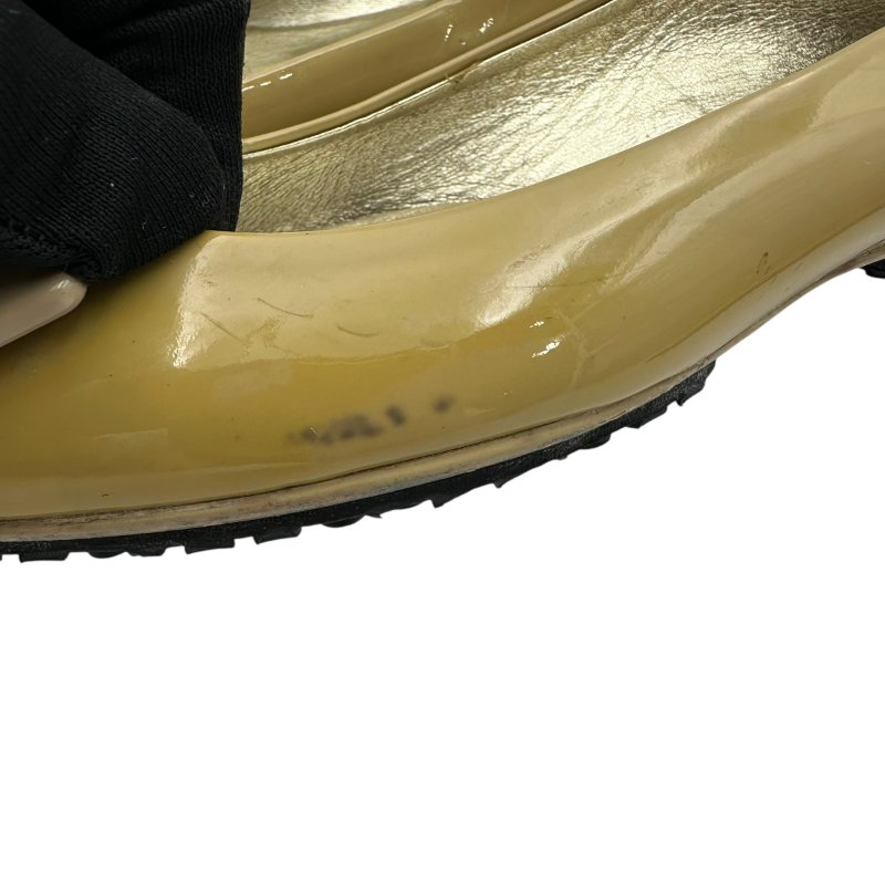 【美收精品】Roger Vivier 卡其色矽膠平底鞋 4-259【隔月月中將轉賣至日本 上架期限30天】-6