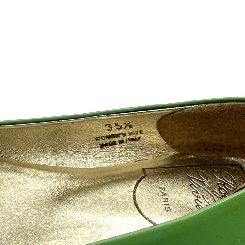 【美收精品】Roger Vivier 綠色矽膠平底鞋 4-260【隔月月中將轉賣至日本 上架期限30天】-4