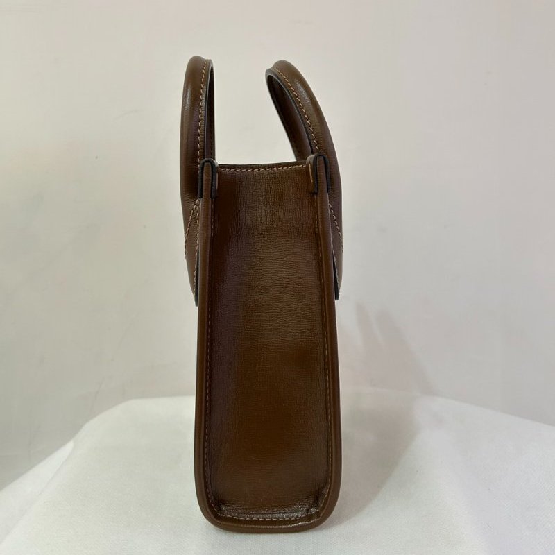 GUCCI 咖邊PVC琴譜包INTERLOCKING-7