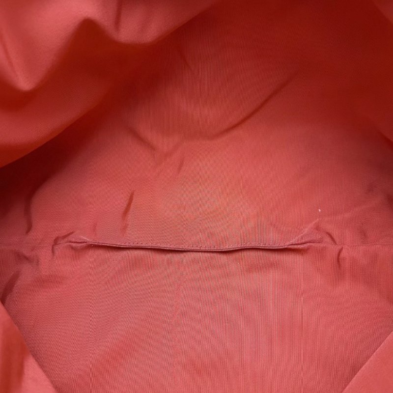 CHANEL 珊瑚粉金扣帆布流蘇hobo子母肩背腋下包37*47*14 99新配件塵袋-5