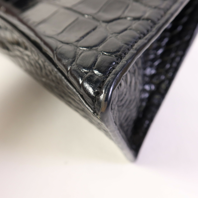 BALENCIAGA 牛皮皮革Hourglass金扣手挽肩背兩用袋-14