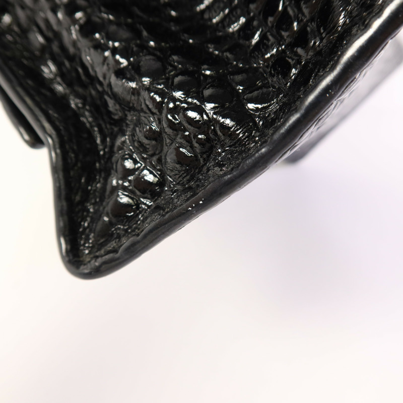 BALENCIAGA 牛皮皮革Hourglass金扣手挽肩背兩用袋-16