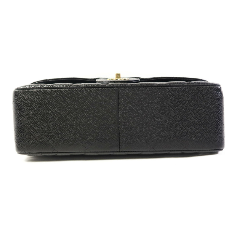 CHANEL 牛皮皮革Large Classic金扣鏈帶肩背袋-3