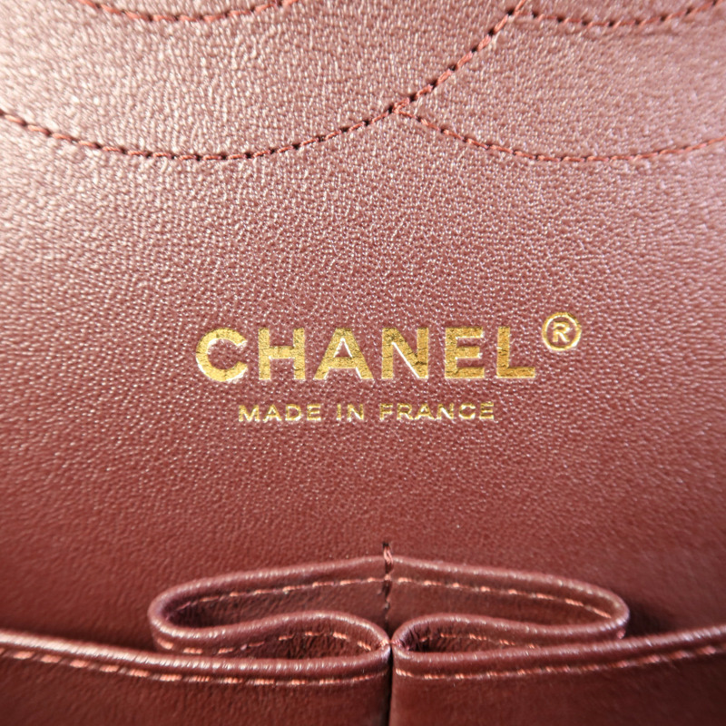 CHANEL 牛皮皮革Large Classic金扣鏈帶肩背袋-7