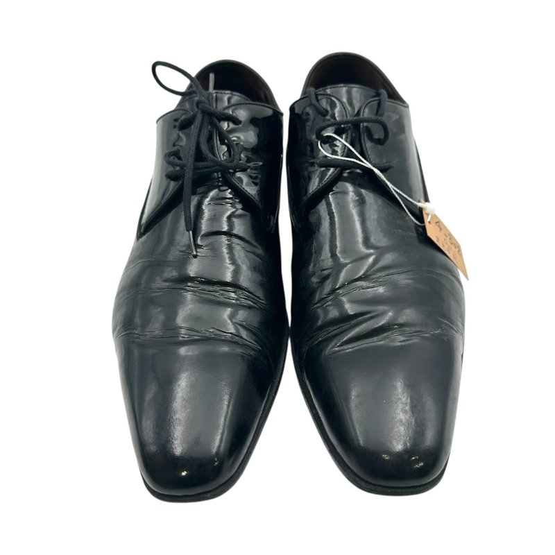 【美收精品】GUCCI 黑色皮鞋 4-302【隔月月中將轉賣至日本 上架期限30天】-0