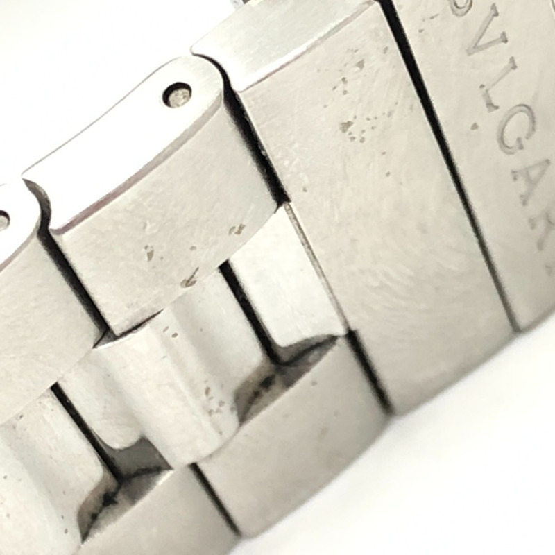 寶格麗 ST42S Solotempo 石英男士腕錶,圓形,不鏽鋼,銀色-13