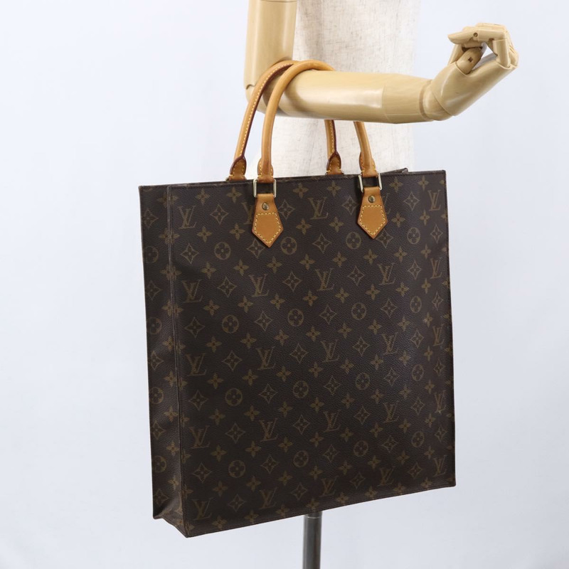 【日本直送】路易威登 Monogram Sac Plat 手提包 M51140 LV 正品 150436-18