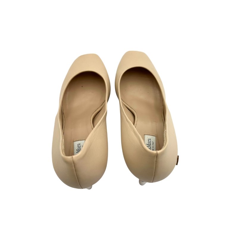 【美收精品】MAX MARA 膚色跟鞋 4-332【隔月月中將轉賣至日本 上架期限30天】-2