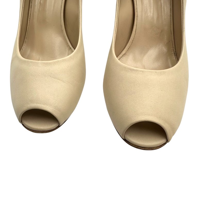 【美收精品】MAX MARA 膚色跟鞋 4-332【隔月月中將轉賣至日本 上架期限30天】-5