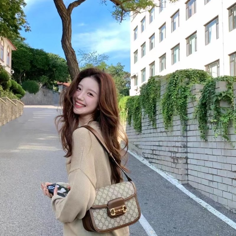 GUCCI Horsebit 1955馬銜釦馬鞍包 - 中號棕-8