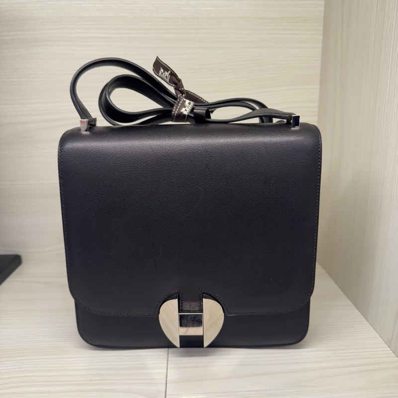 HERMES黑色銀釘2002/C-0