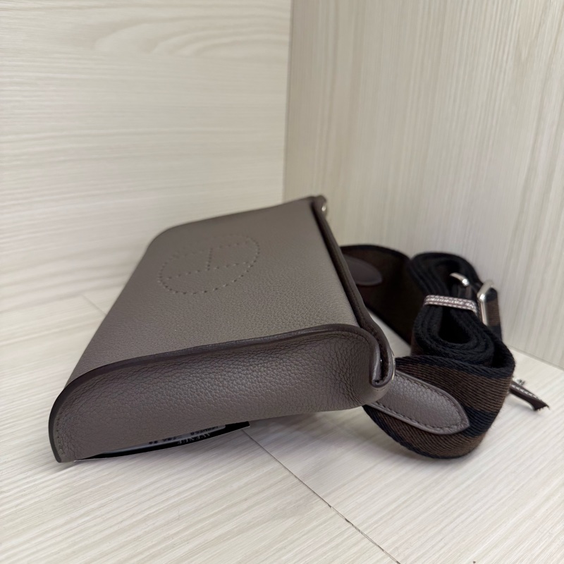 HERMES VIDEPOCHES 8F錫器灰銀釦 TOGO W刻-2