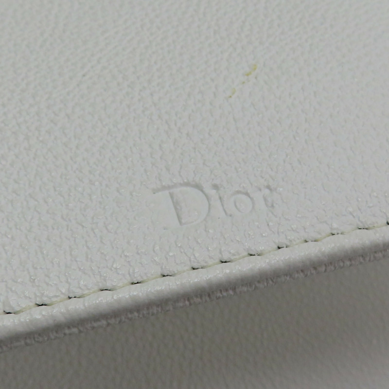 白色 皮革 Diorama 肩背包-7