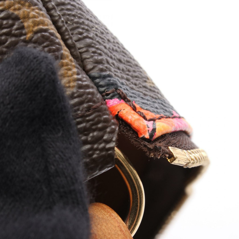 路易威登 Pochette Accessoires 手提包 M48615 Monogram Rose 帆布 二手 LV-5