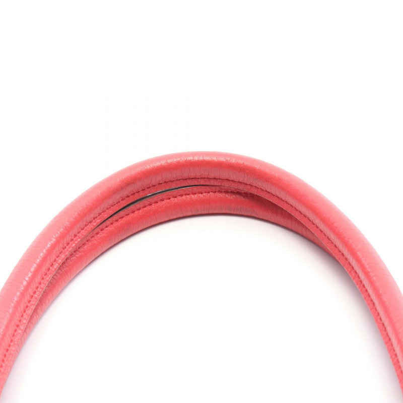 愛馬仕 Garden Zip PM 單肩手提包，Toile officier 帆布皮革，粉紅色，二手 M 碼-6