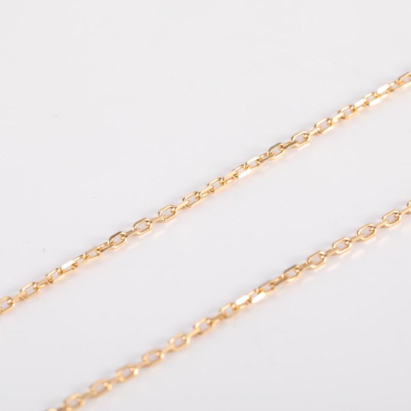 Cartier 18K黃金鑽石黃金Amour飛碟項鏈單鑽9分小號款18K/項鍊-3