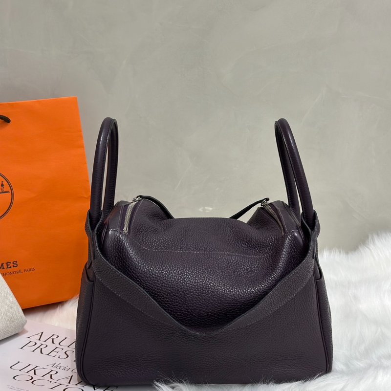 HERMES Lindy 30 - 葡萄紫銀 D-4