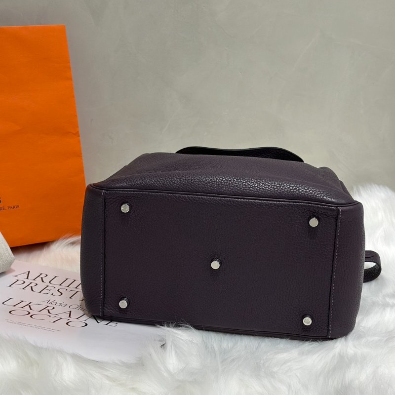 HERMES Lindy 30 - 葡萄紫銀 D-5