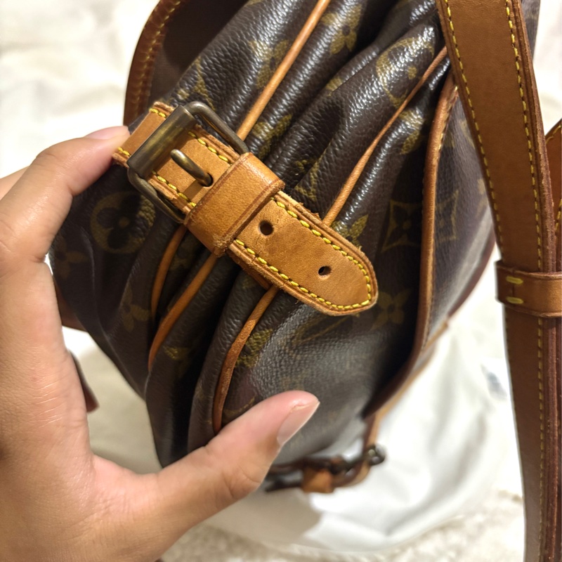 LV 雙子星 Louis Vuitton saumur 雙面馬鞍包-5