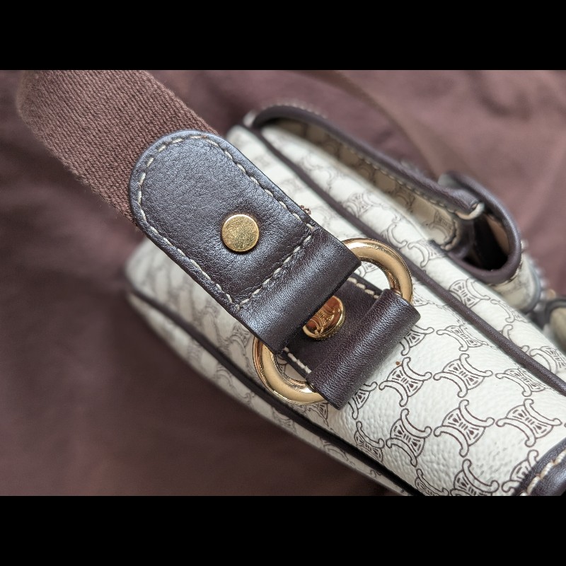 CELINE 老花肩背包-12