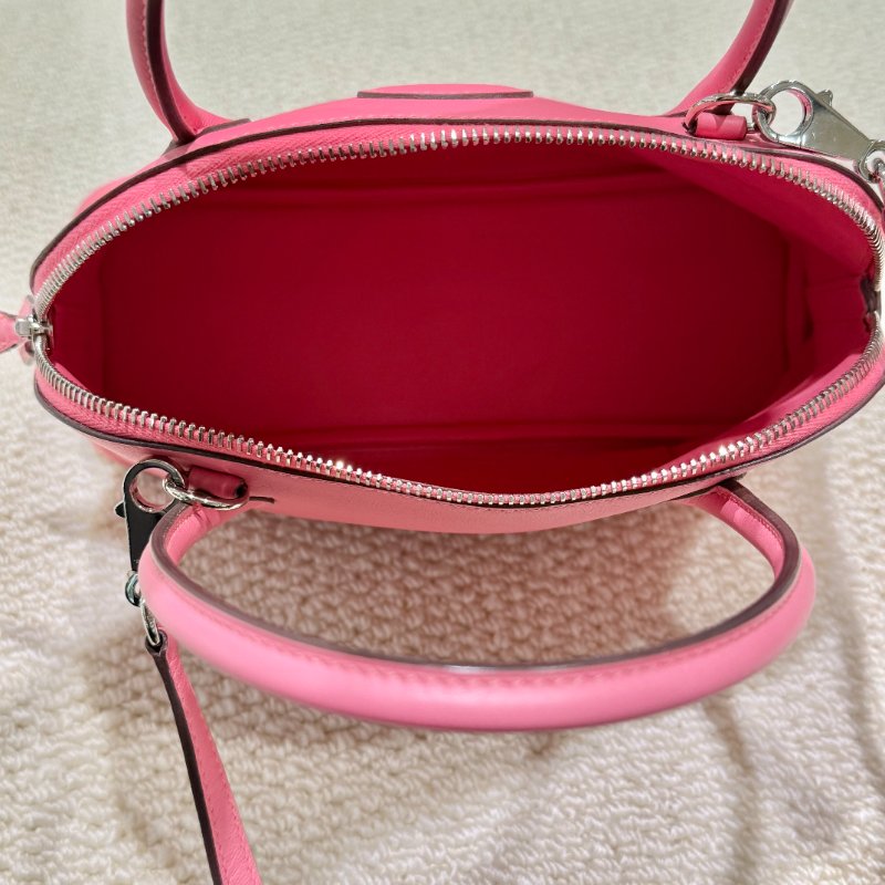 HERMES - 杜鵑粉8W Swift 銀釦 Bolide 27cm-1