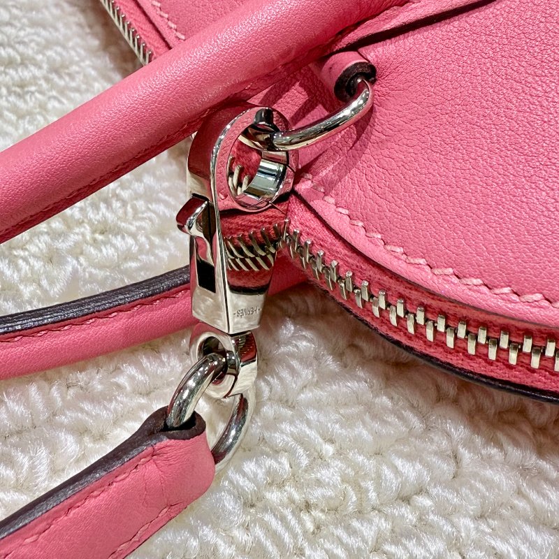 HERMES - 杜鵑粉8W Swift 銀釦 Bolide 27cm-12