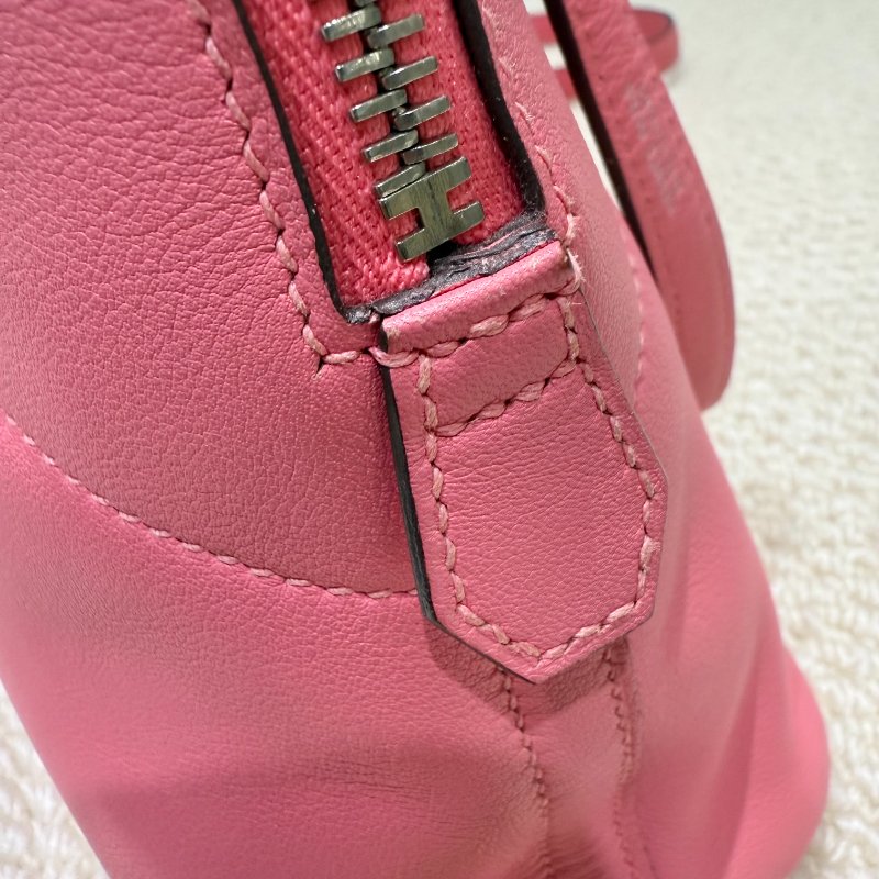 HERMES - 杜鵑粉8W Swift 銀釦 Bolide 27cm-13