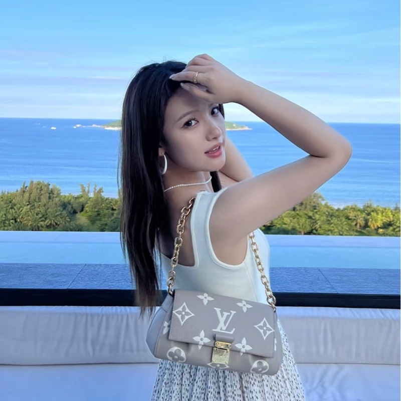 「JL精品代購」98新 LV favorite 大象灰-1