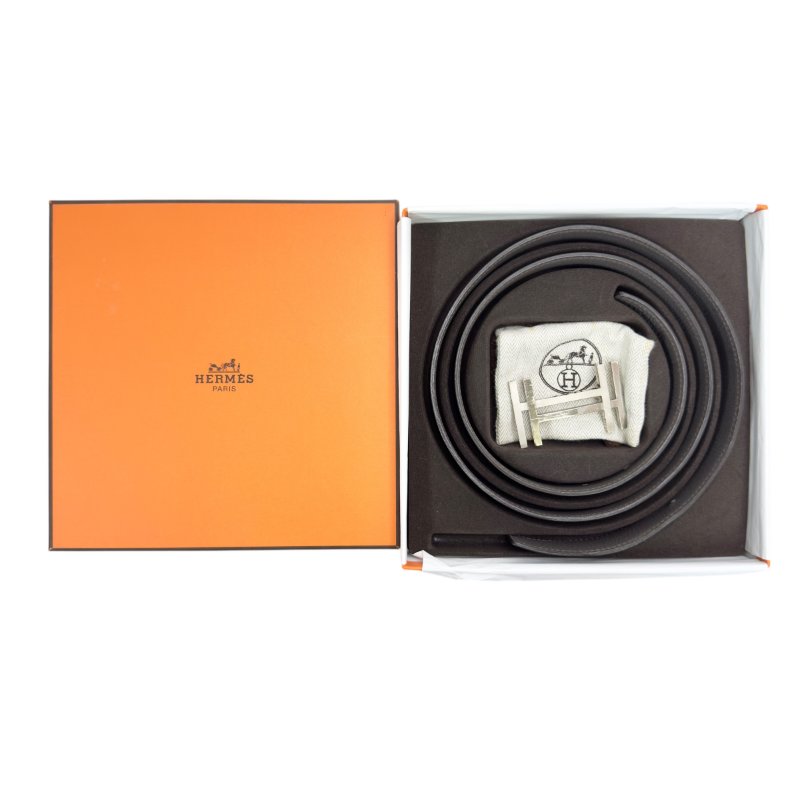 HERMES H au Carre 雙面 皮帶 32mm-18