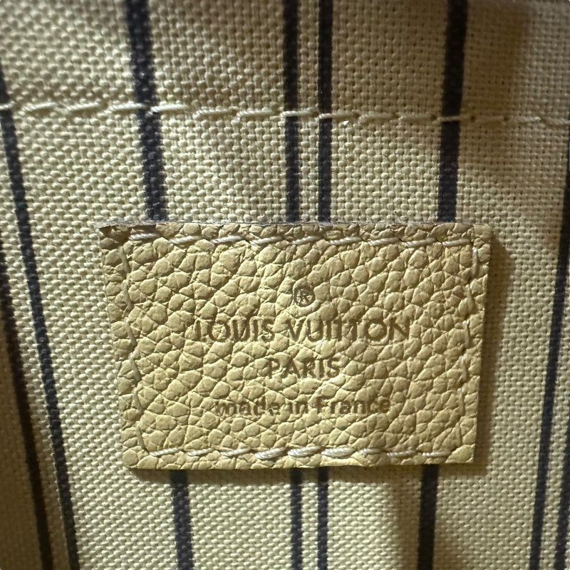 【美收精品】LV黃色皮革壓花小手提包 4-404-15