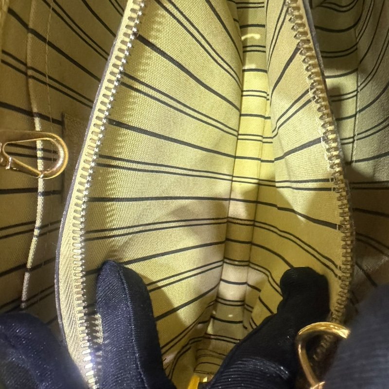 【美收精品】LV黃色皮革壓花小手提包 4-404-16