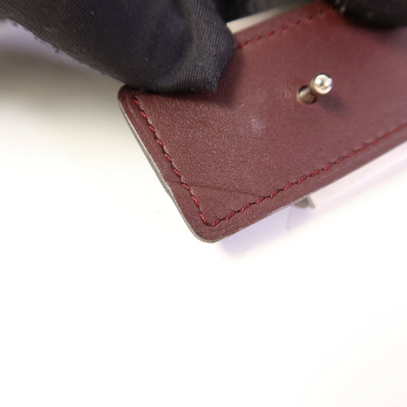 HERMES Epsom皮革Collier de Chein Belt銀扣皮帶-11