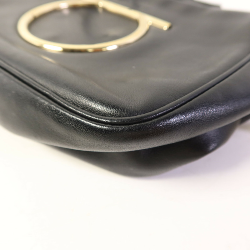 Salvatore Ferragamo 牛皮皮革Gancini Camera Bag金扣肩背袋-13