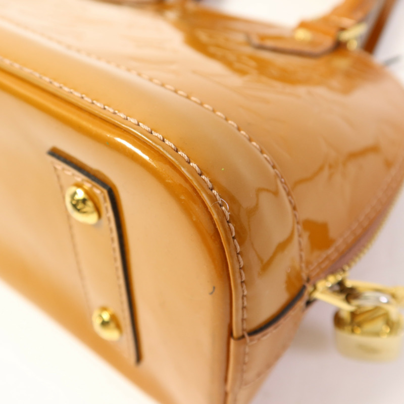 LOUIS VUITTON Vernis Alma BB金扣手挽肩背兩用袋-12