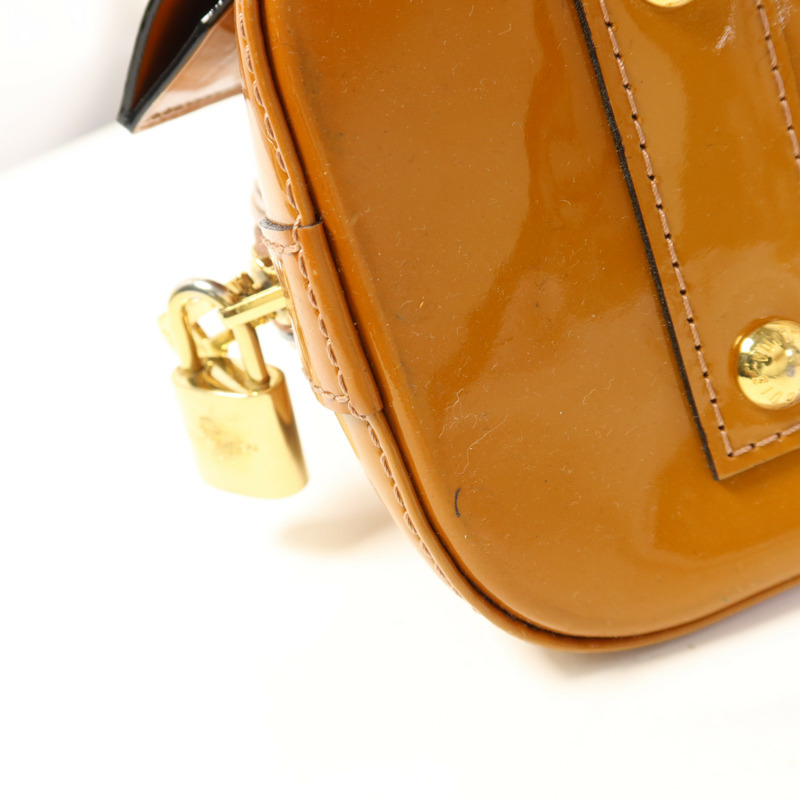 LOUIS VUITTON Vernis Alma BB金扣手挽肩背兩用袋-21