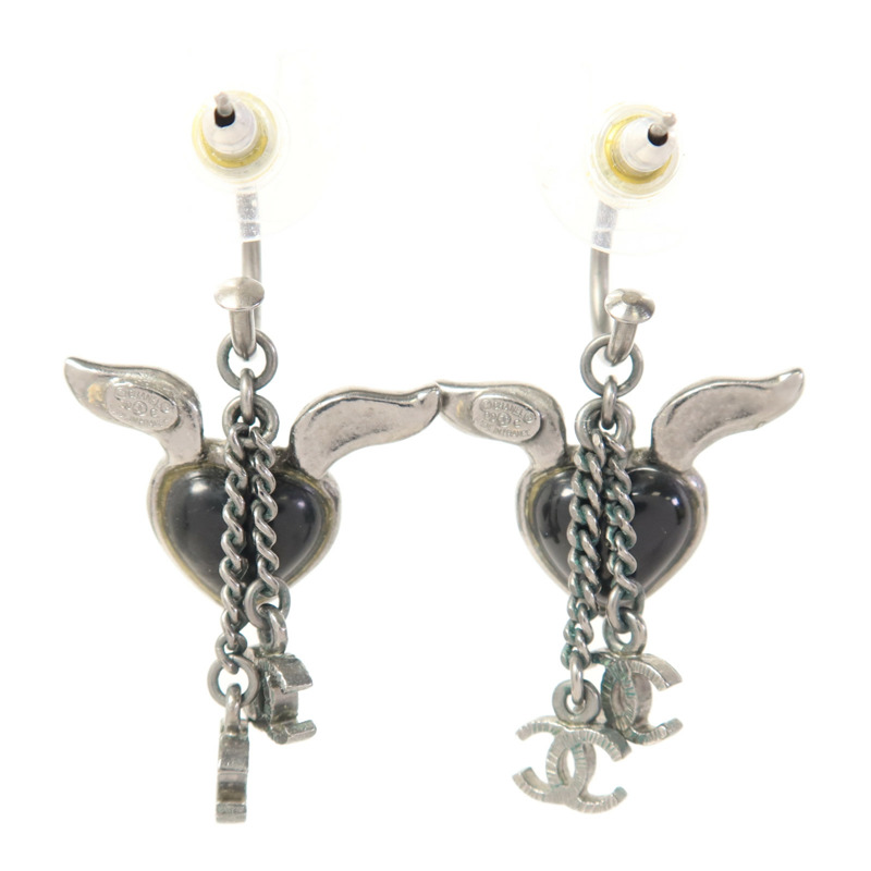 CHANEL 金屬/水晶Pierced Earrings耳環-2