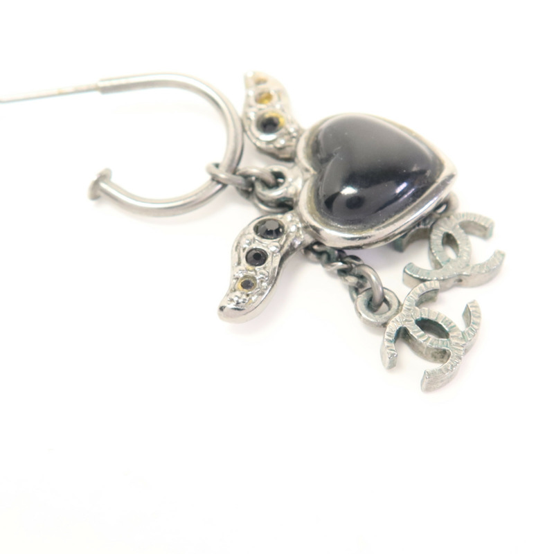 CHANEL 金屬/水晶Pierced Earrings耳環-7