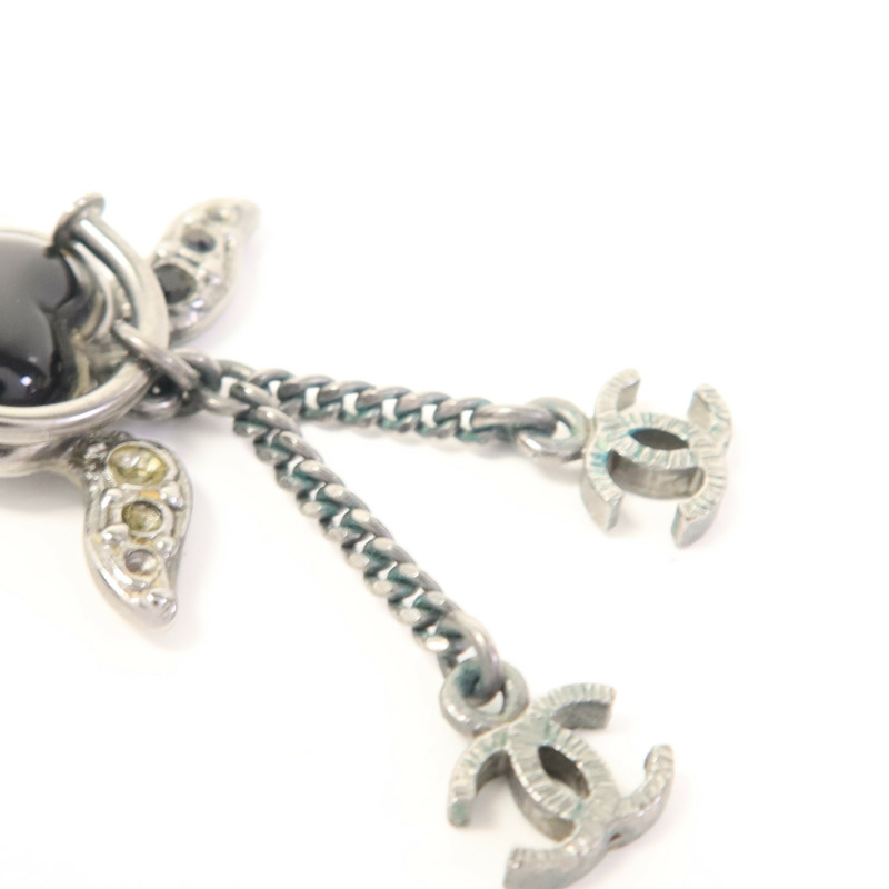 CHANEL 金屬/水晶Pierced Earrings耳環-11