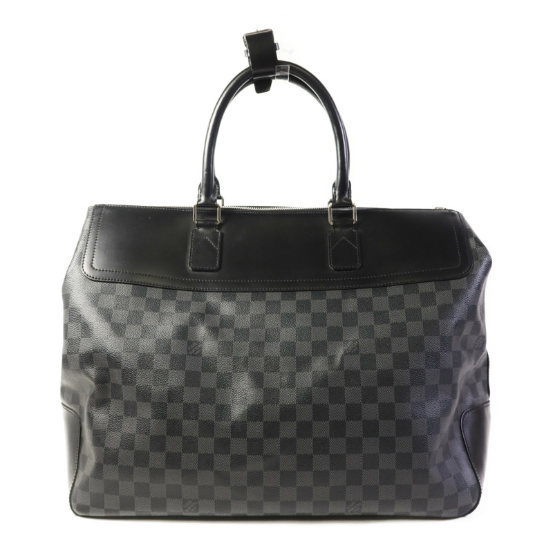 LOUIS VUITTON Damier Graphite Neo Greenwich銀扣手挽肩背兩用袋-1