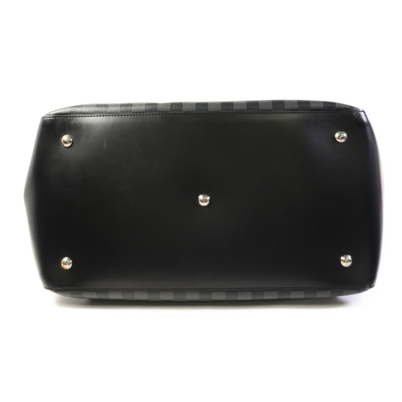 LOUIS VUITTON Damier Graphite Neo Greenwich銀扣手挽肩背兩用袋-3