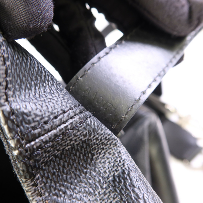 LOUIS VUITTON Damier Graphite Neo Greenwich銀扣手挽肩背兩用袋-7