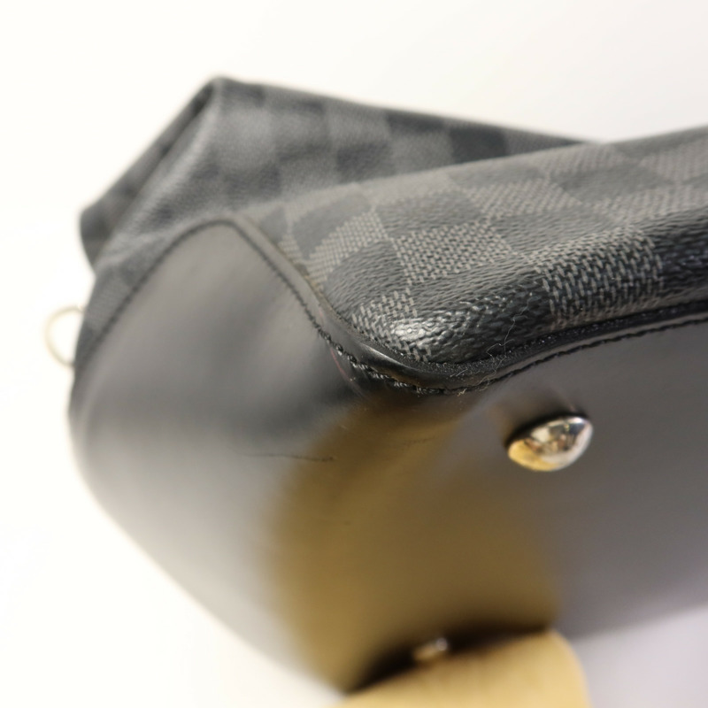 LOUIS VUITTON Damier Graphite Neo Greenwich銀扣手挽肩背兩用袋-16