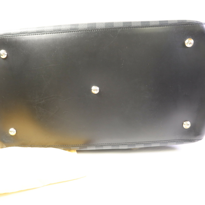 LOUIS VUITTON Damier Graphite Neo Greenwich銀扣手挽肩背兩用袋-18