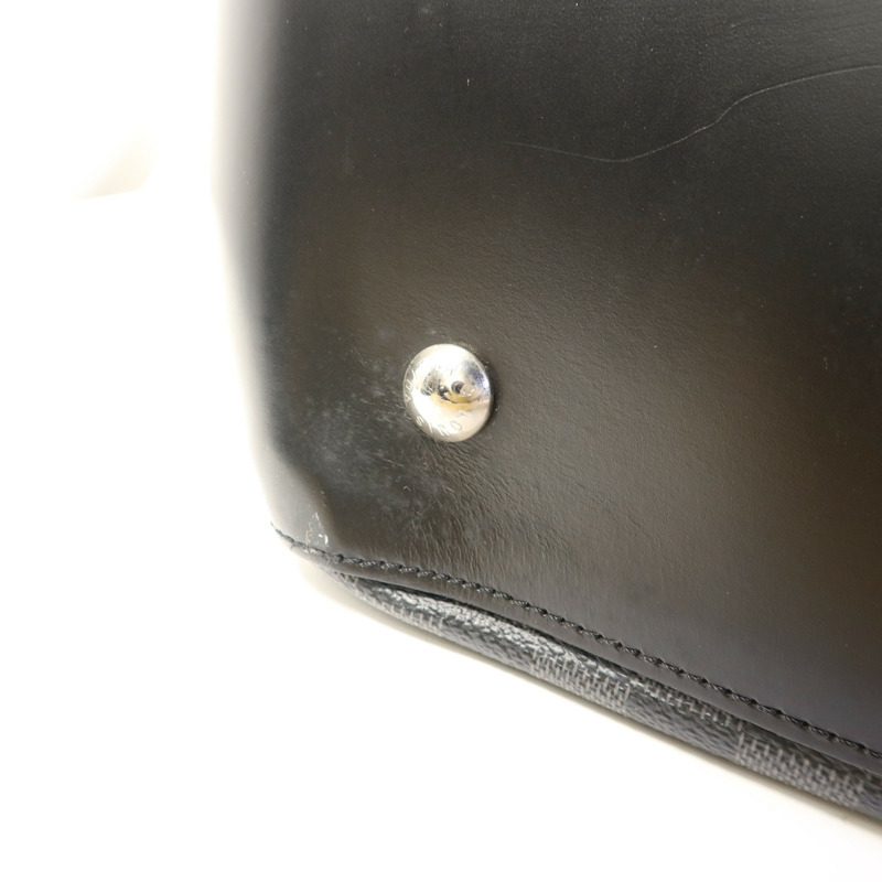 LOUIS VUITTON Damier Graphite Neo Greenwich銀扣手挽肩背兩用袋-21