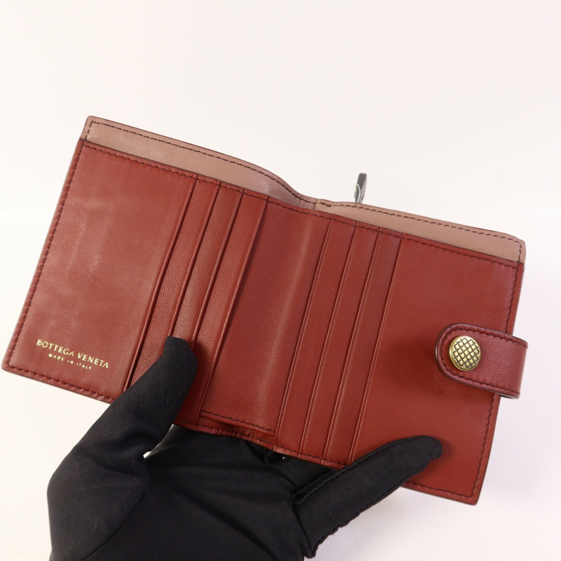 BOTTEGA VENETA 牛皮皮革Bifold Wallet錢包-4