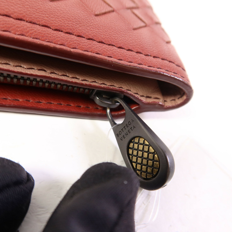 BOTTEGA VENETA 牛皮皮革Bifold Wallet錢包-11