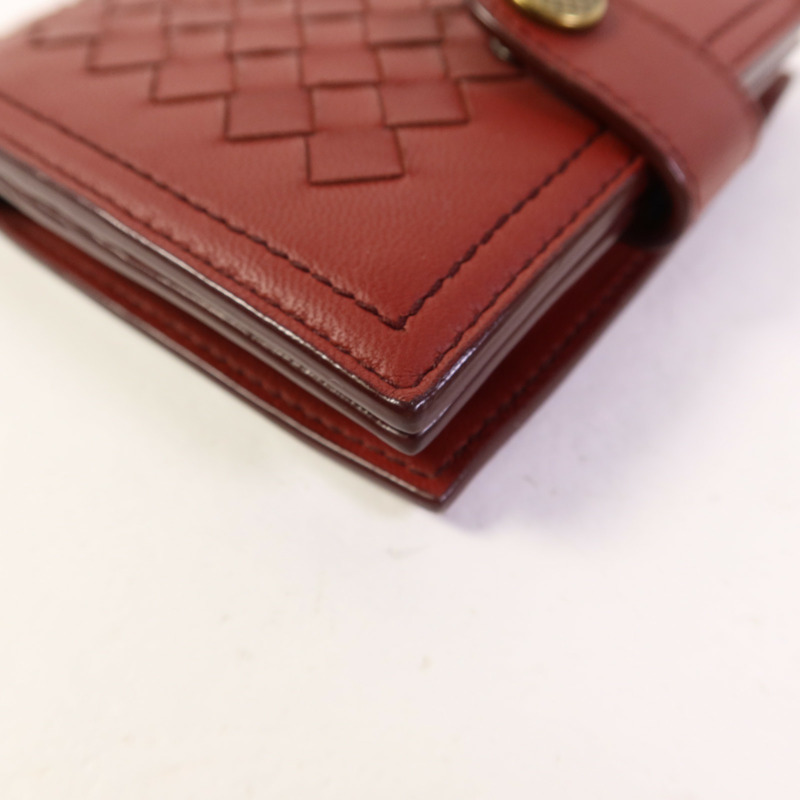 BOTTEGA VENETA 牛皮皮革Bifold Wallet錢包-12