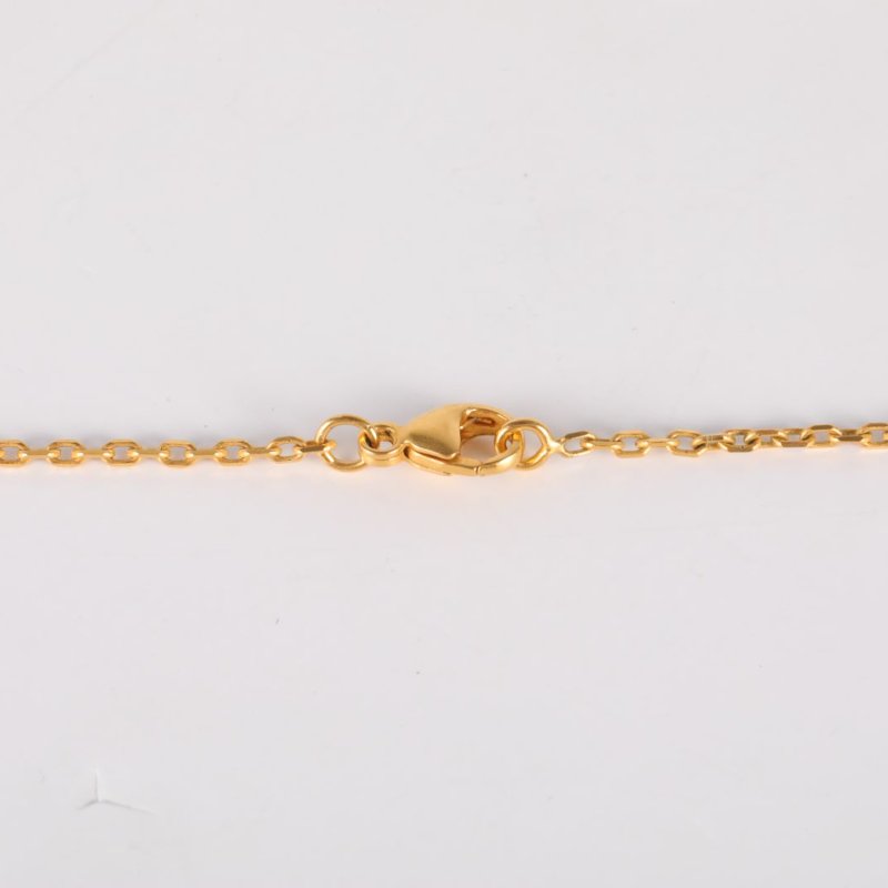 HERMES POPH項鏈Mini合金項鏈金色黑色項鍊-4